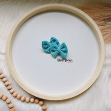 Load image into Gallery viewer, aqua ribbed HEADWRAP
