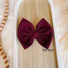 Load image into Gallery viewer, burgundy ribbed HEADWRAP
