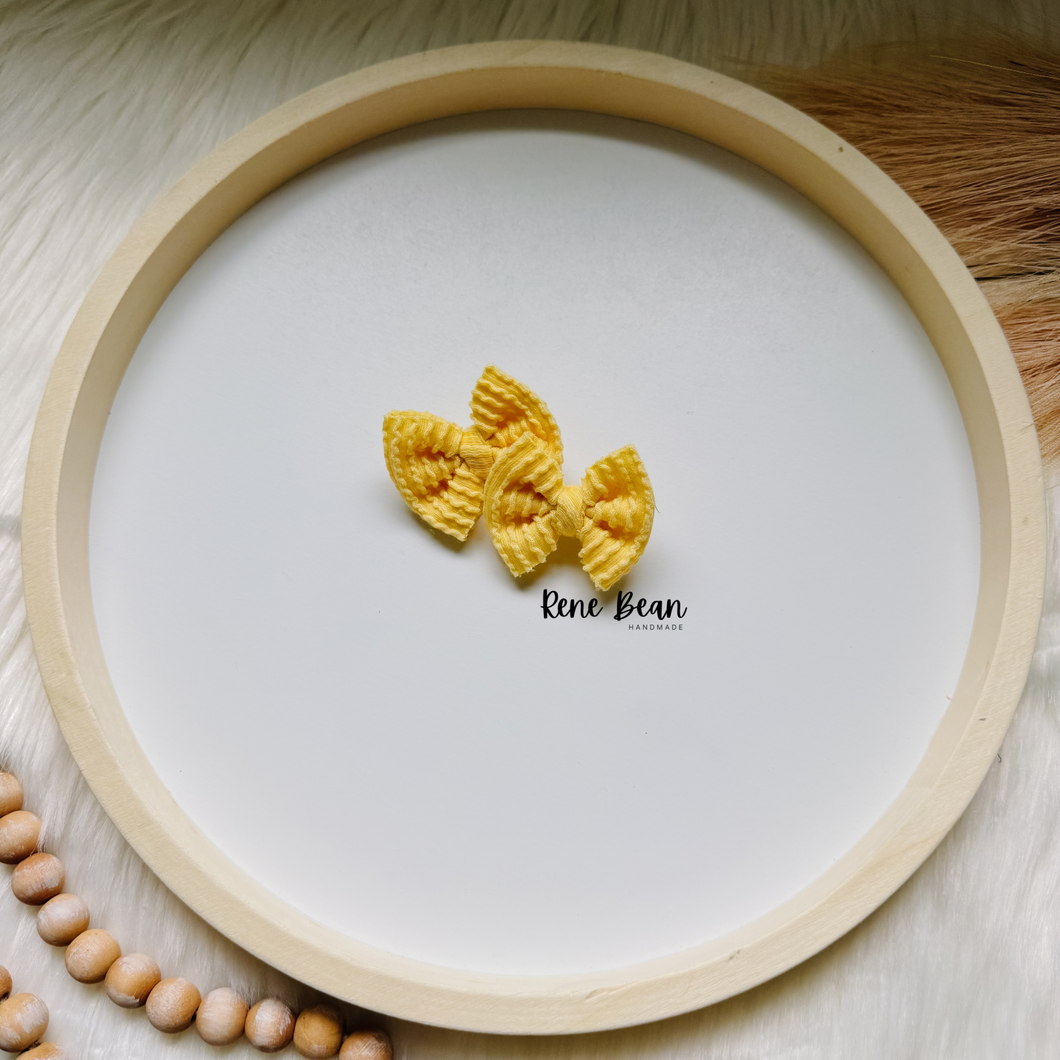 lemon ribbed HEADWRAP